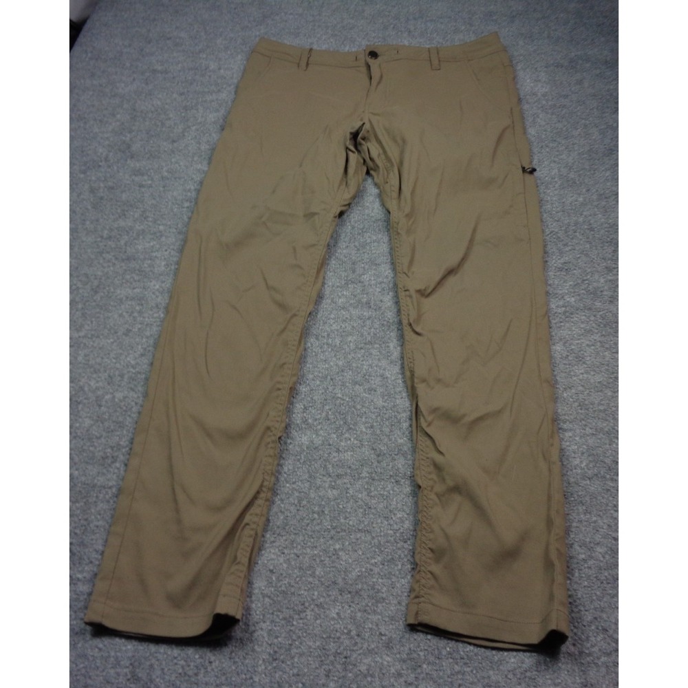 686 Pants Mens 32x32 Brown Everywhere Slim Fit Nylon Hiking Pockets Gorpcore